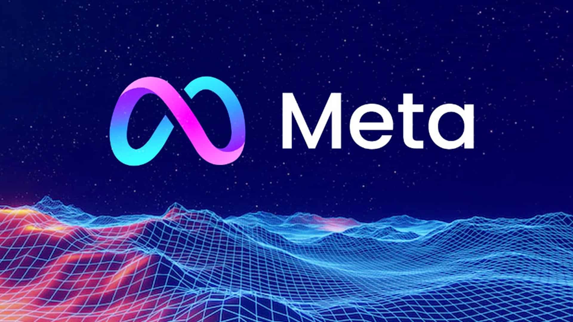 An abstract digital art representation of the partnership between Meta and Midjourney in the artificial intelligence industry.