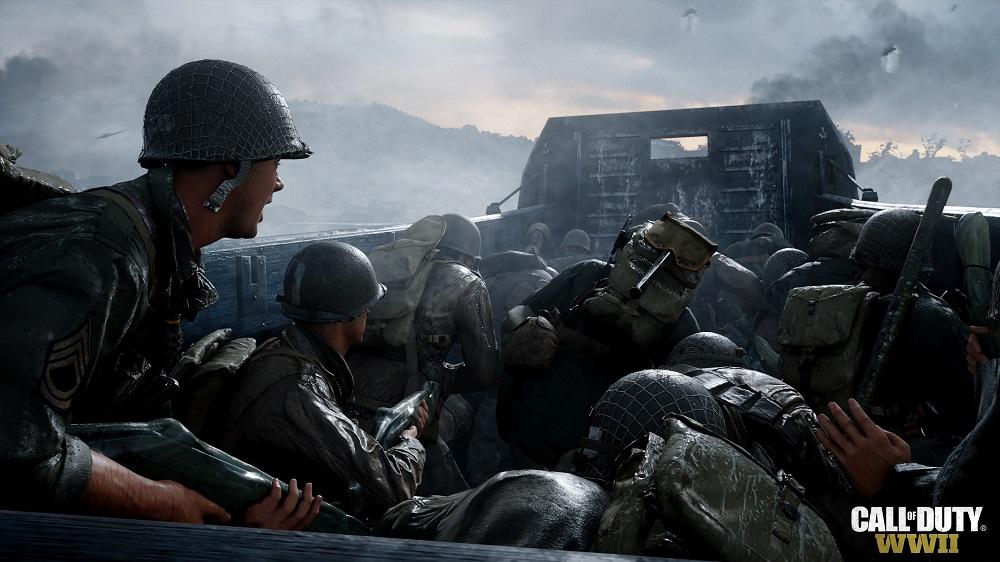 Call of Duty: WWII Geri Döndü - Son Durum ve Güncellemeler 1 Digital artwork depicting soldiers in Call of Duty: WWII during the D-Day landings.