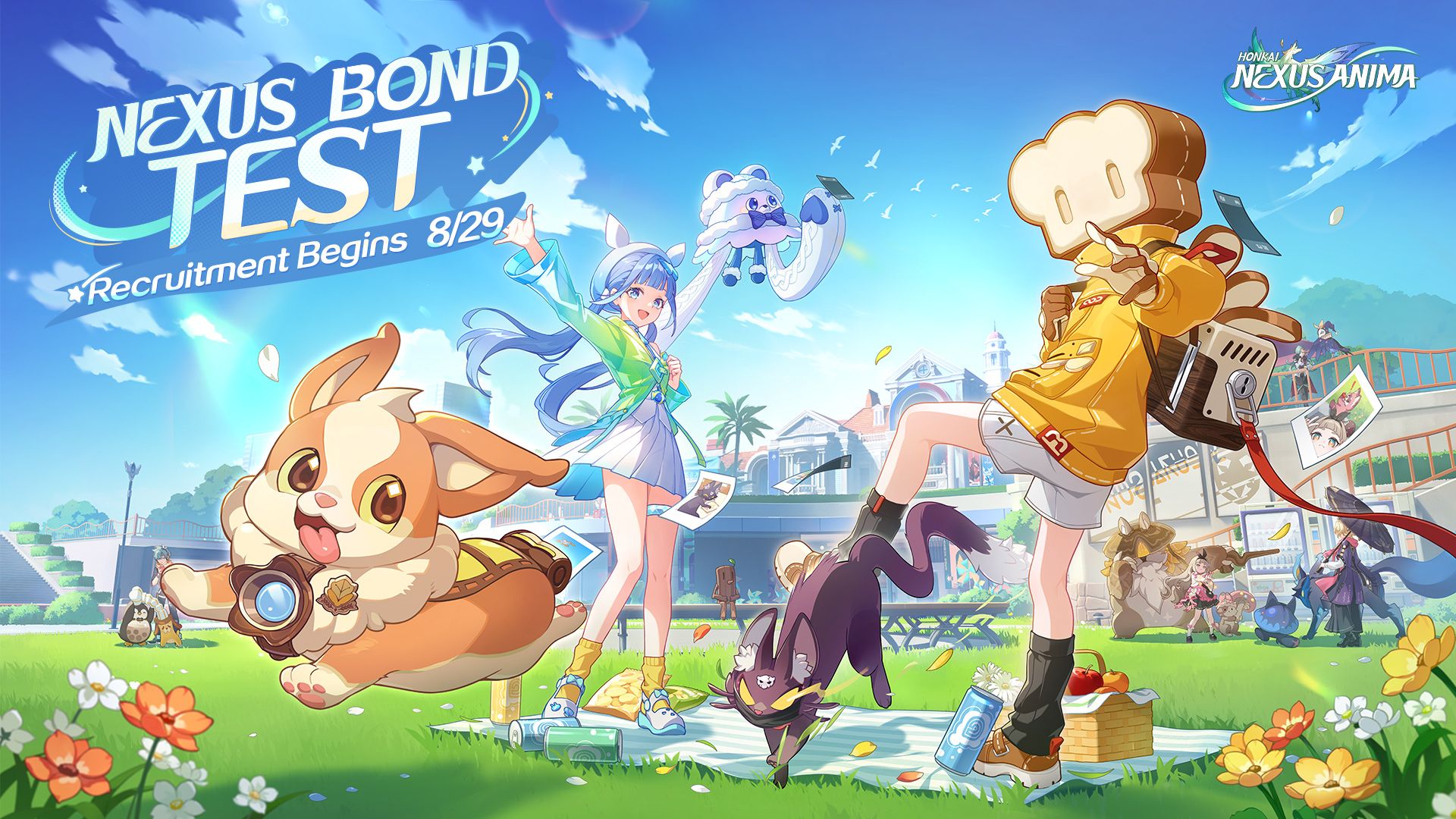 Honkai Nexus Anima: Beta Testine Nasıl Kaydolursunuz? 1 Illustration of Honkai: Nexus Anima showcasing vibrant anime-style characters and futuristic game mechanics.