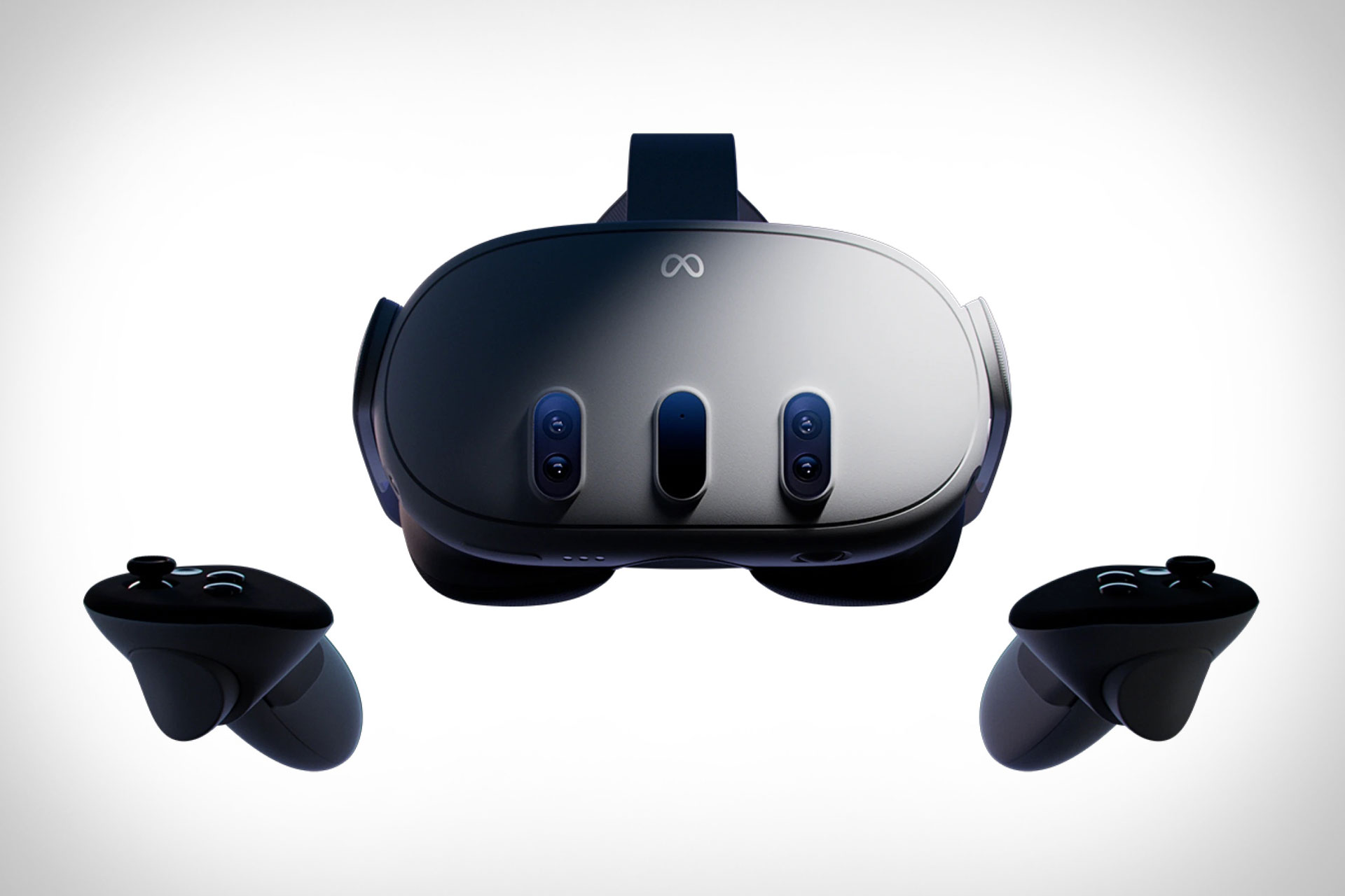 Futuristic representation of Meta's VR headsets Tiramisu and Boba 3 introduced at SIGGRAPH 2025, showcasing advanced technology and immersive virtual reality features.