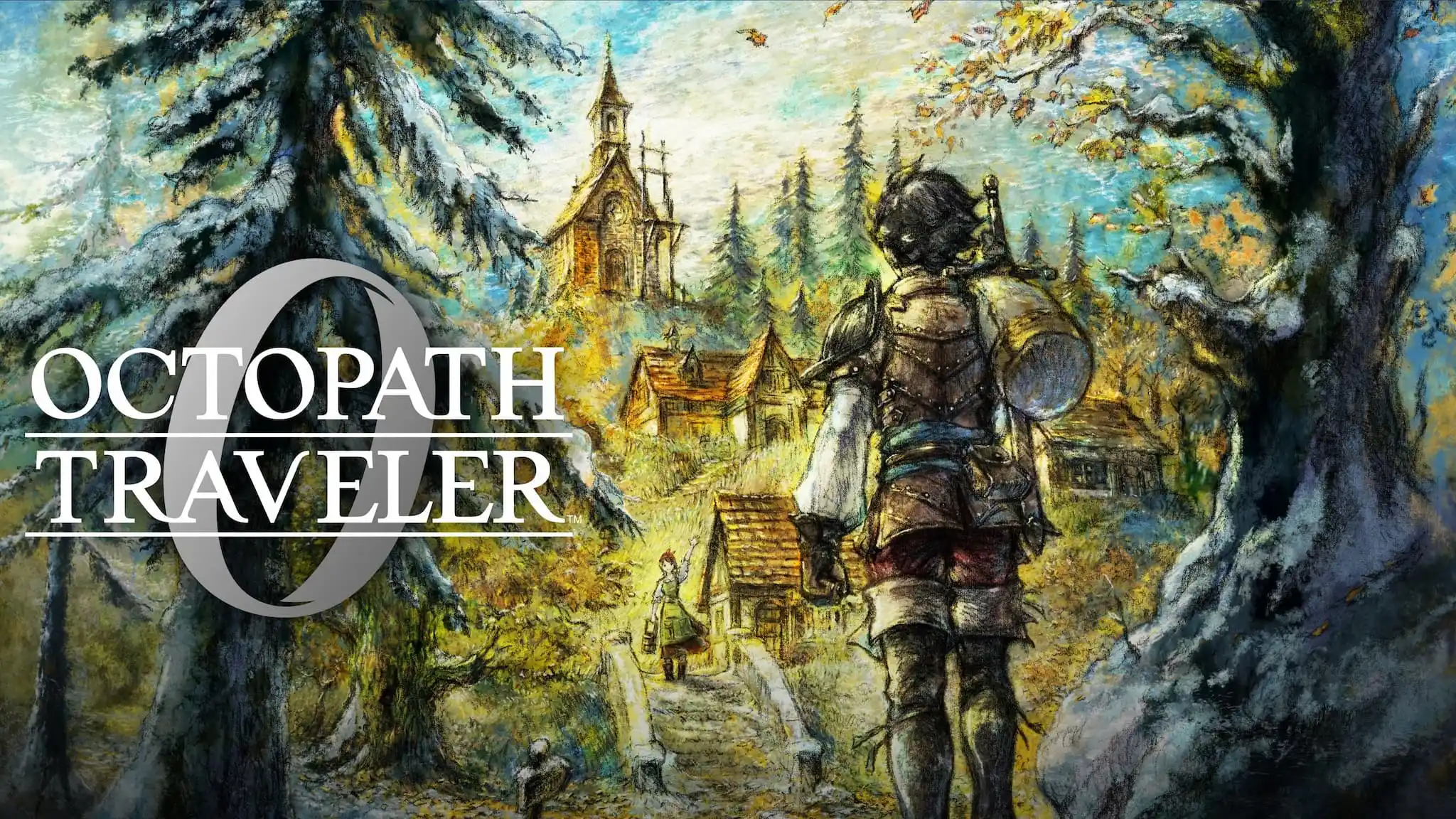 An artistic representation of varying town sizes in Octopath Traveler 0, showcasing RPG elements with pixel-art style graphics.
