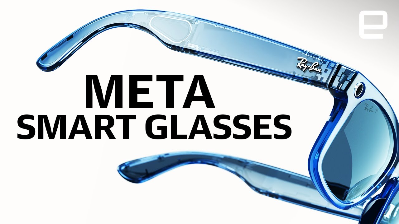 Akıllı Gözlük: Meta'nın Sızdırılan Yeni Teknolojisi 1 Futuristic scene featuring Meta's new smart glasses with integrated display, showcasing interaction with AI technology.