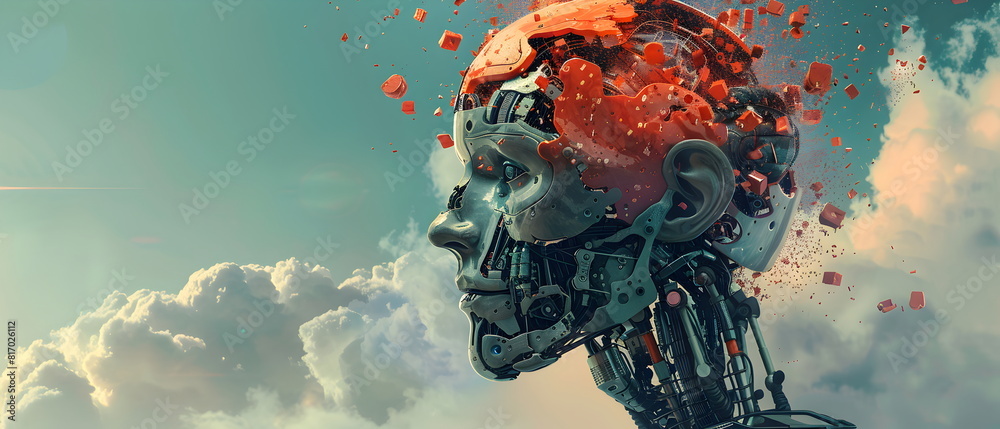 Yapay Zeka Korkusu: En Çok Korkan Ülkeler Açıklandı 1 Illustration depicting global fear of artificial intelligence, showcasing diverse people expressing anxiety towards futuristic AI.