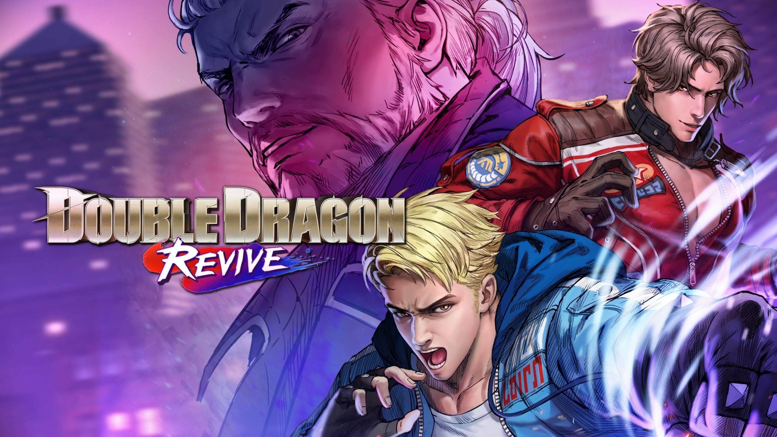 Digital artwork depicting the essence of a retro arcade fighting game, featuring vibrant characters in combat against a stylized city backdrop.