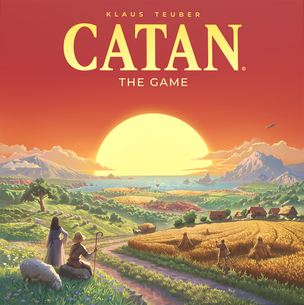 Promotional image for Catan's New 6th Edition highlighting a $20 savings during Amazon's Big Deal Days.