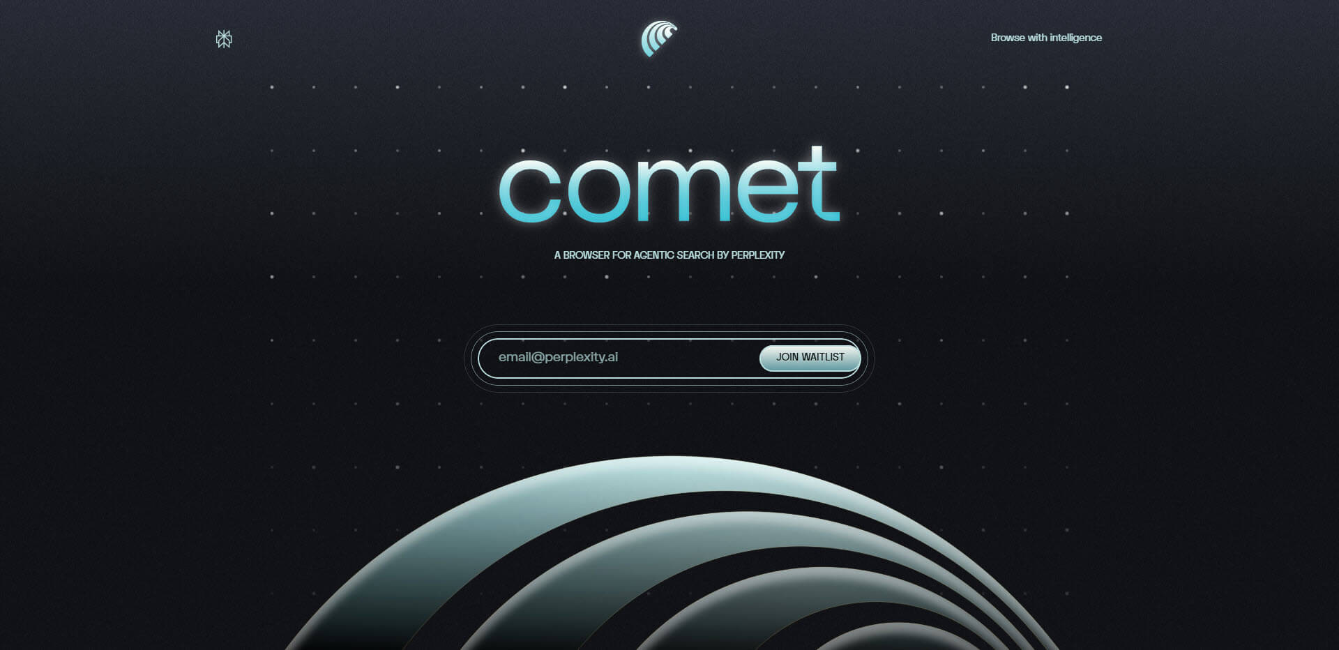 Comet tarayıcı ücretsiz: Özellikler, Plus ve Pro planlar 1 Futuristic Comet browser UI concept showing a free AI-powered browser with sidecar assistant and features like Discover, Spaces, Shopping, Travel, Finance, and Sports