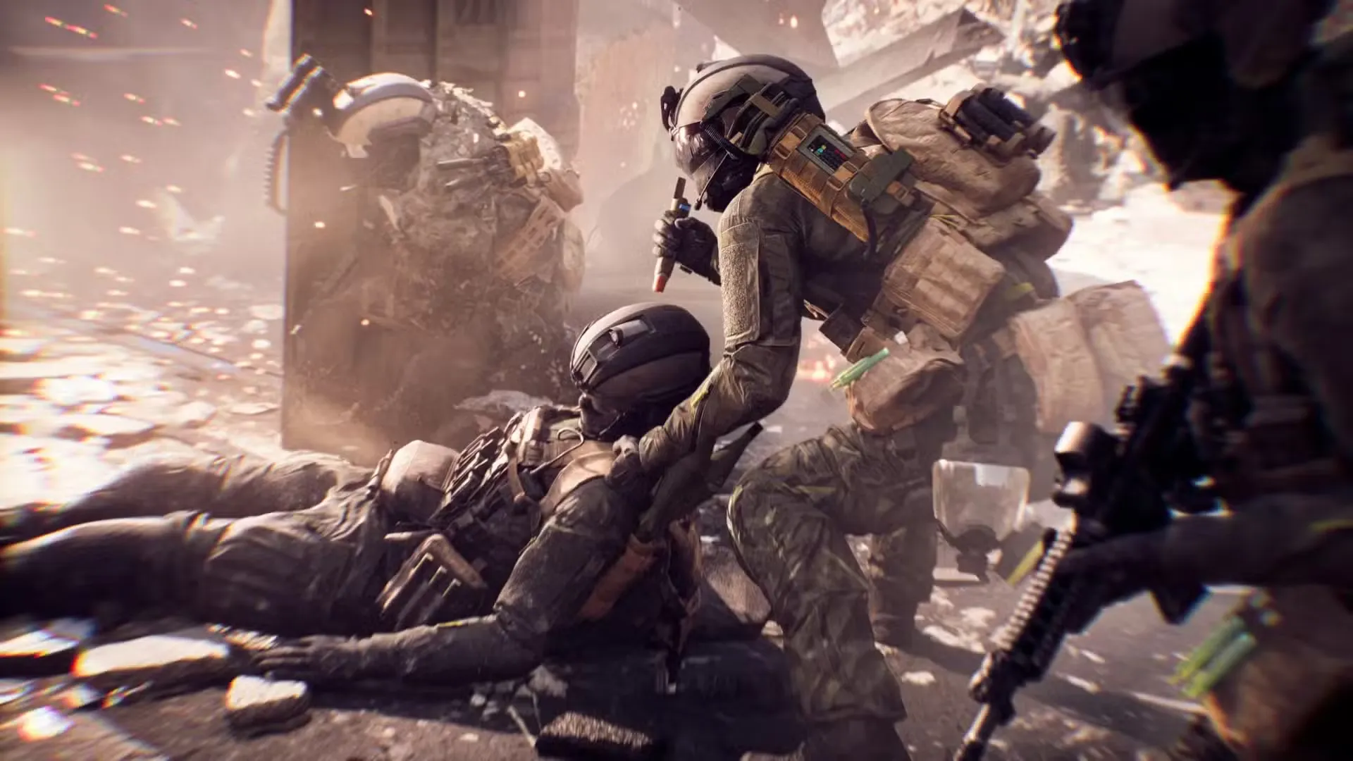 Battlefield 6: Üst Düzey Optimizasyon ve Performans Analizi 2 A high-end gaming setup featuring Battlefield 6 gameplay with RGB lighting and gaming hardware.