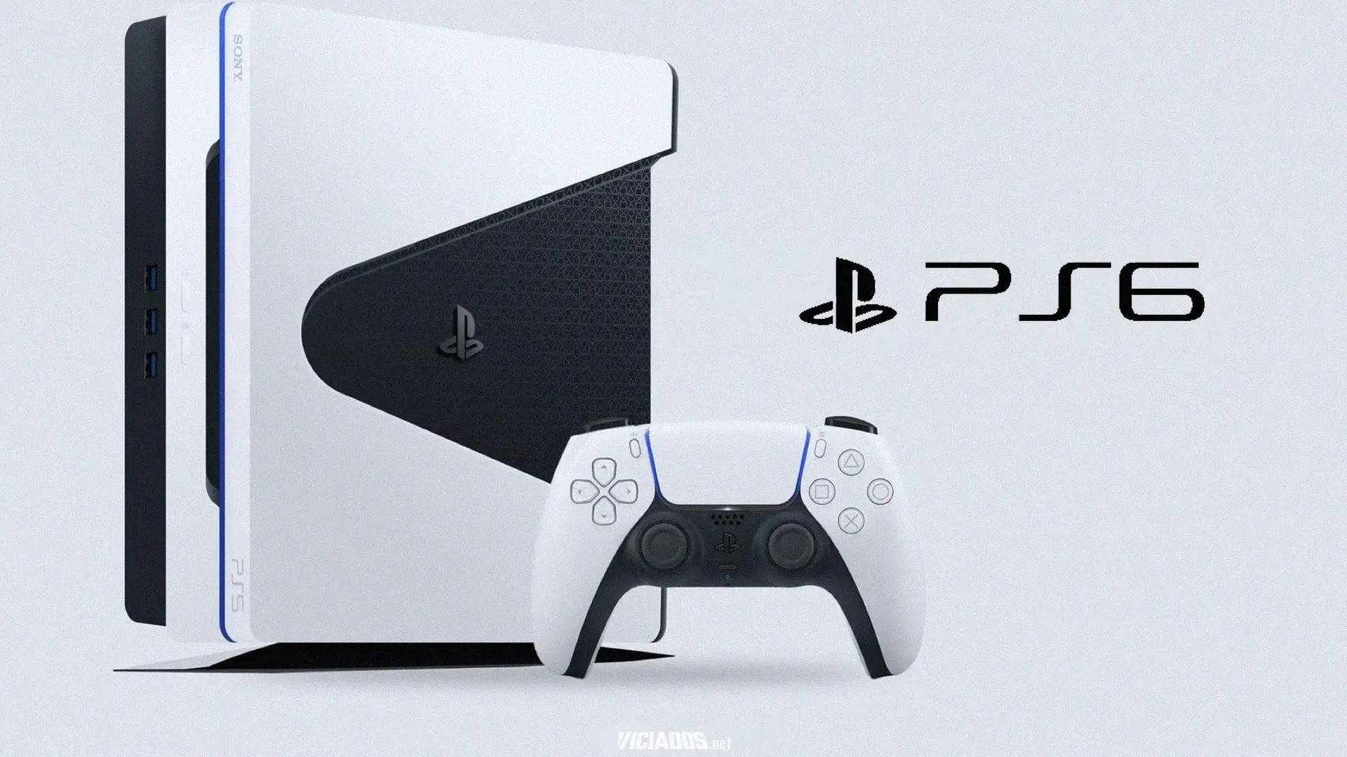 Xbox Magnus: PS6 ile Performans Karşılaştırması 1 A futuristic representation of the PlayStation 6 and Xbox Magnus engaged in a technological battle in an arcade setting.