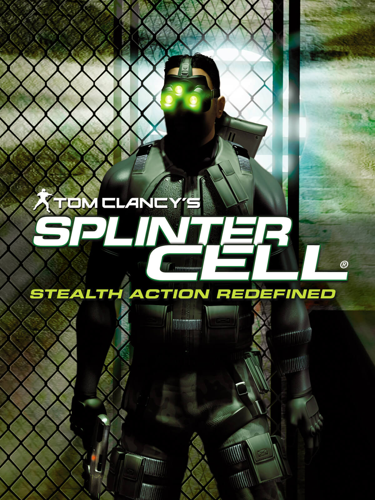 Splinter Cell Deathwatch: Derek Kolstad ile Röportaj 1 Cinematic illustration of Sam Fisher from Splinter Cell in a dark urban setting emphasizing stealth and action.