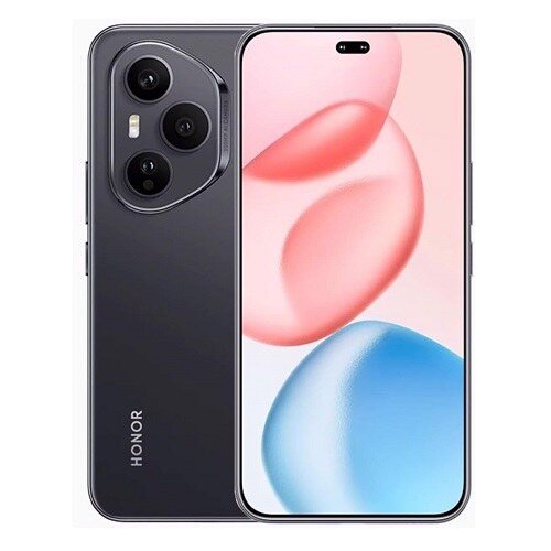 Honor 500 Pro: Performansıyla Göz Kamaştırıyor 2 A modern smartphone, the Honor 500 Pro with a sleek design, featuring a 6.5-inch OLED screen and a 200 MP camera, set against a high-tech background.