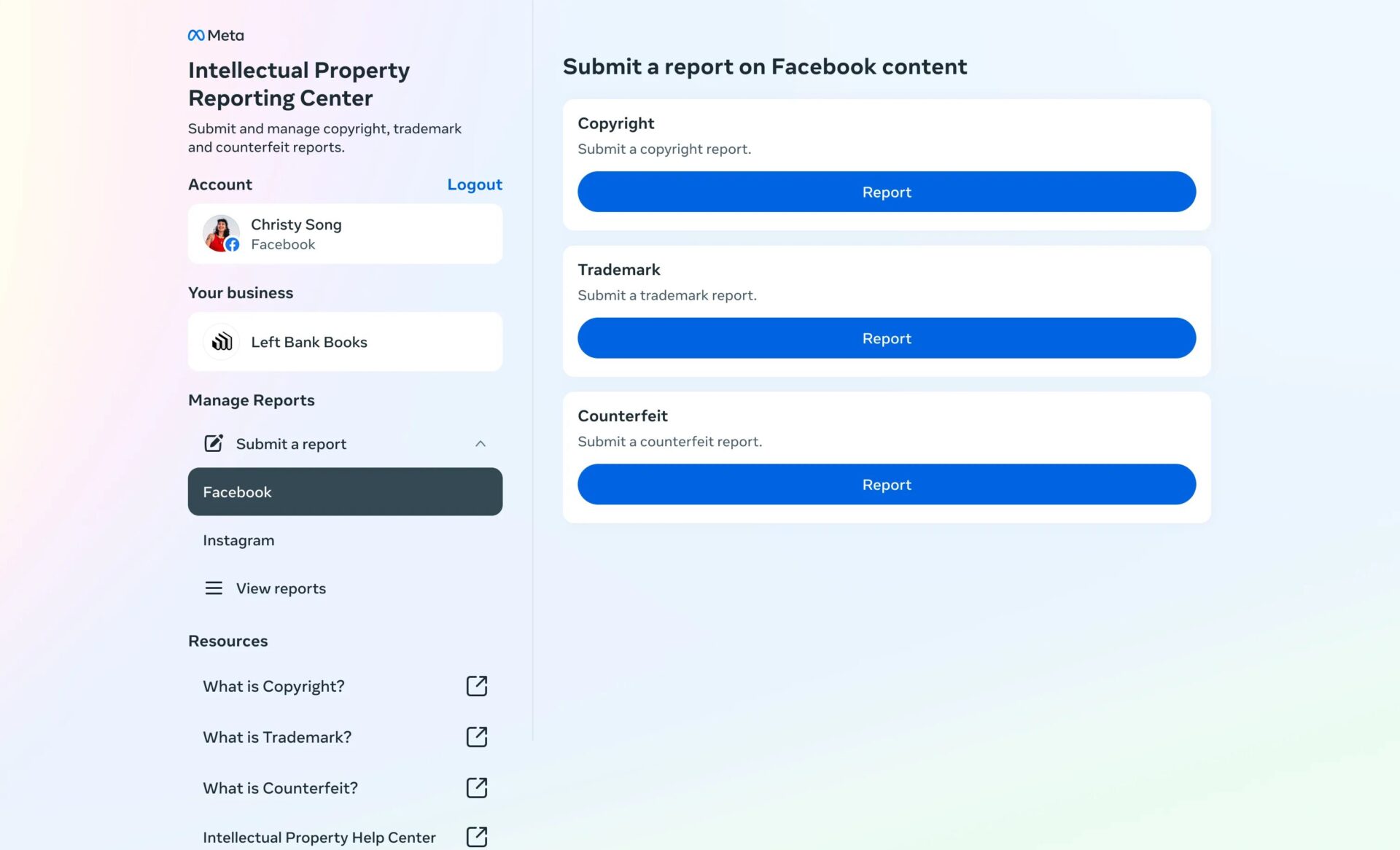 Conceptual illustration of Meta's new Content Protection tool for Facebook and Instagram, featuring digital ownership symbols and multimedia icons.