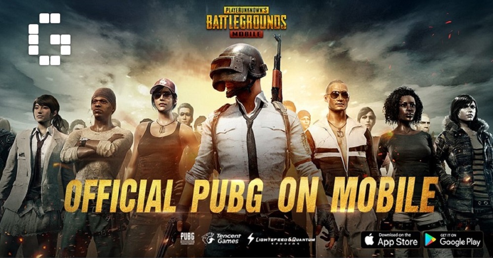 A vibrant gaming event showcasing PUBG MOBILE with creative artists and innovative designs on stage in Bangkok.