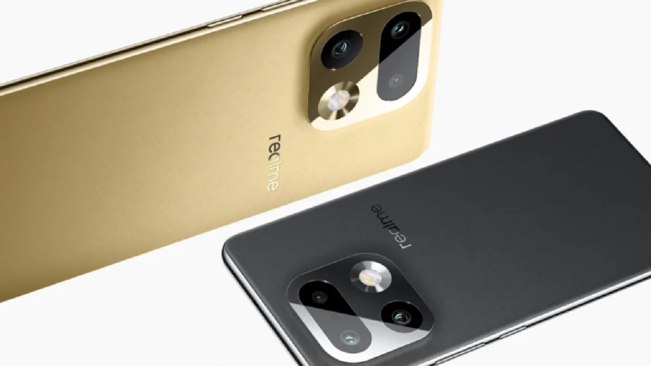 realme 16 Pro: Tanıtım Öncesi Teknik Özellikler 1 Promotional image of the Realme 16 Pro smartphone featuring its AMOLED display and technical specifications.