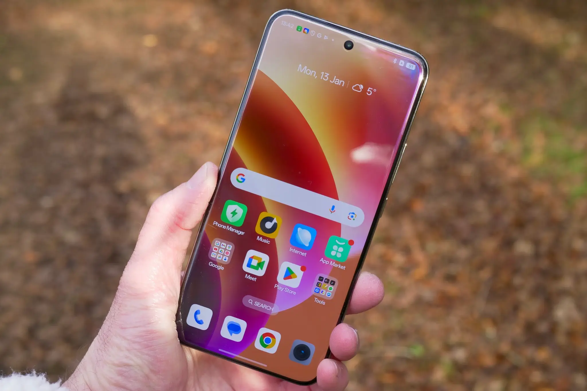 Promotional image of the Realme 16 Pro smartphone series showcasing its features and different color options.