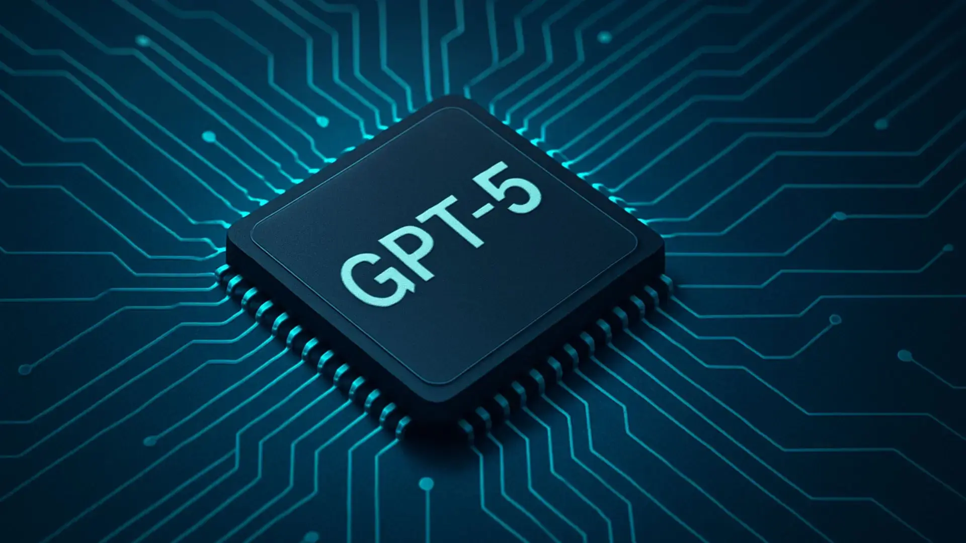 Illustration of the advanced coding model GPT-5.2-Codex by OpenAI, showcasing a high-tech digital interface with software architecture and cybersecurity elements.