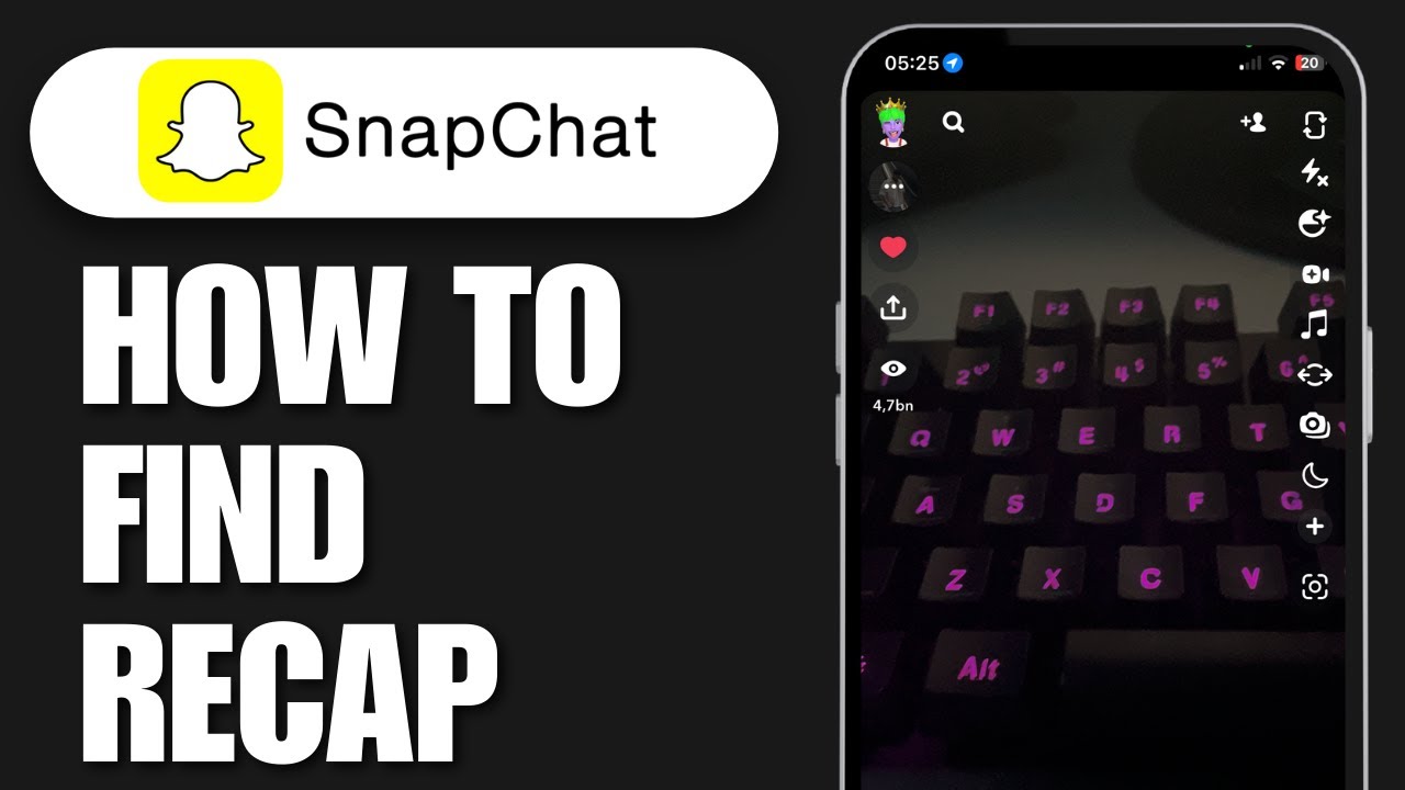 Illustration representing Snapchat's 2025 Recap, showcasing colorful snippets of Snap stories and user interactions.