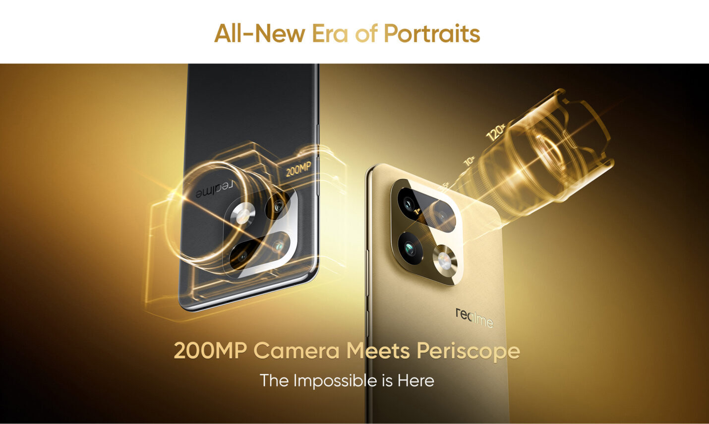 realme 16 Pro: Tanıtım Öncesi Teknik Özellikler 2 Futuristic illustration of the Realme 16 Pro smartphone with advanced features and modern design.