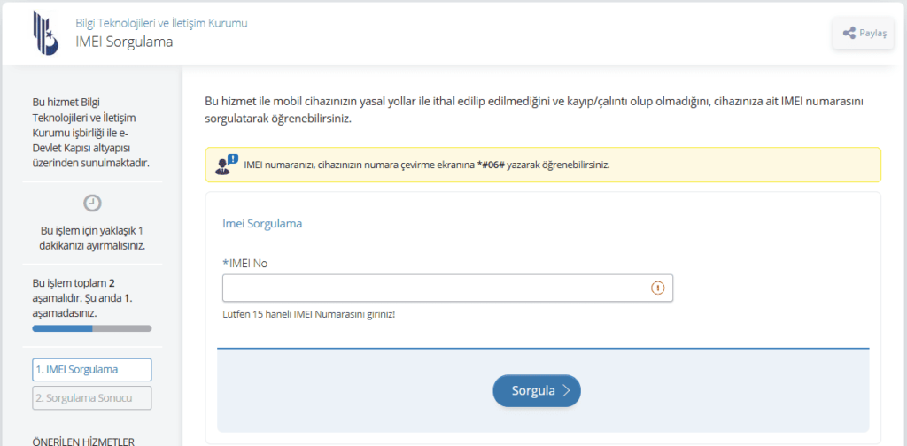Illustration of IMEI registration deadline notice for mobile phones in Turkey, emphasizing the May 1st cut-off date.
